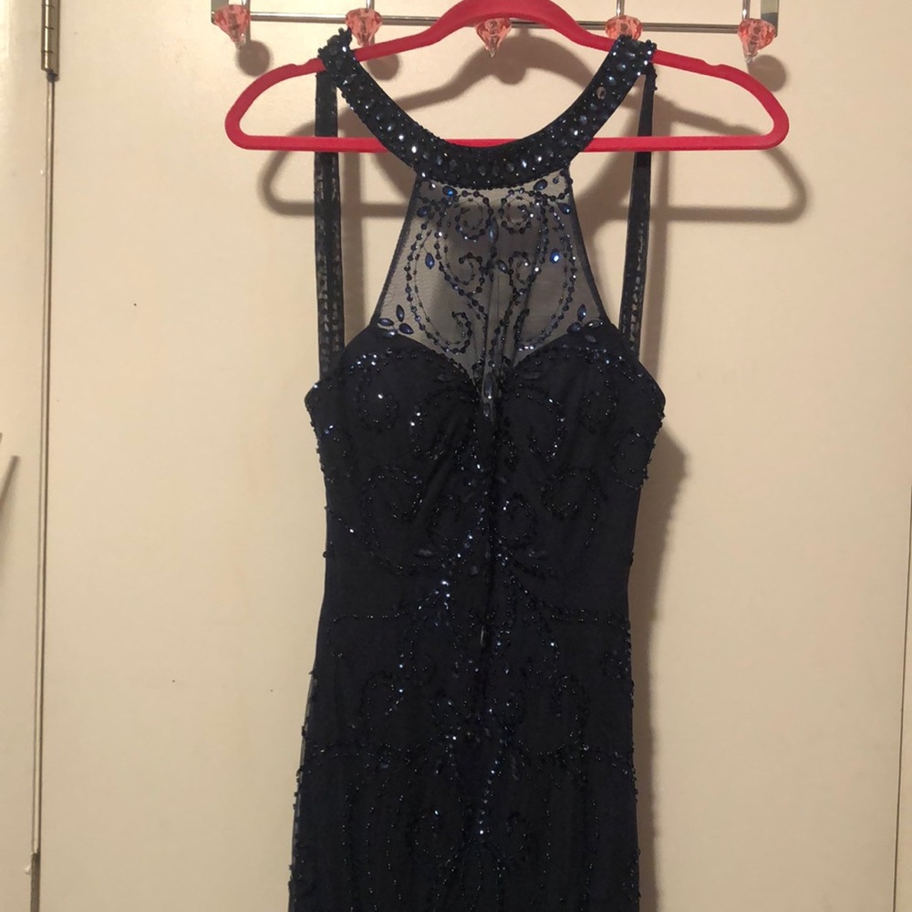 Midnight blue formal dress